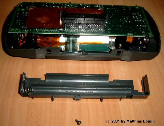 Battery bay wall removed